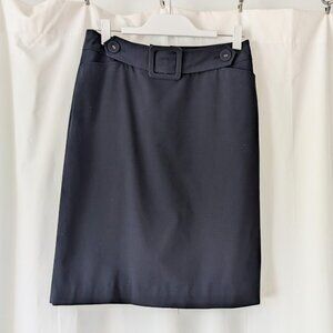 Talbots Navy Pencil Skirt